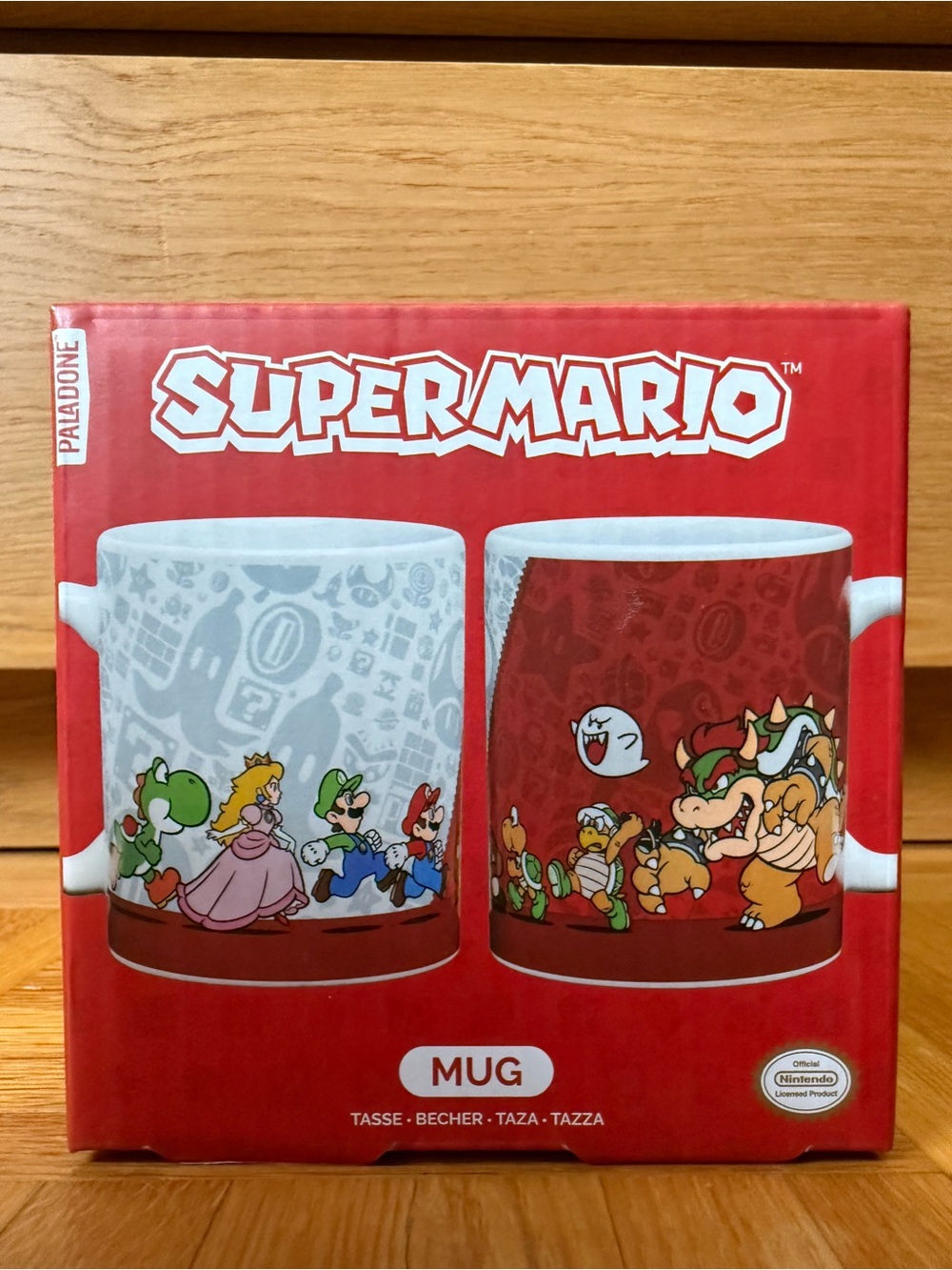 Nintendo Super Mario Red and White Character Mug